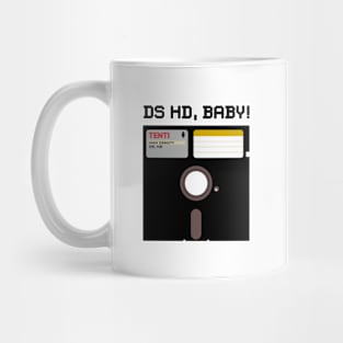 DS HD, BABY! - Floppy is forever (black) Mug